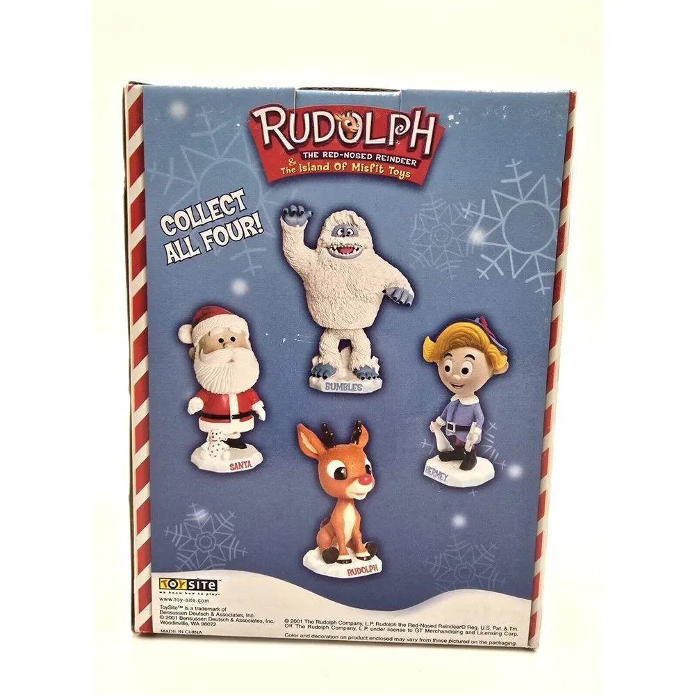 Bumbles the Abominable Snowman Rudolph Red-Nosed Reindeer Bobblehead Figure NEW
